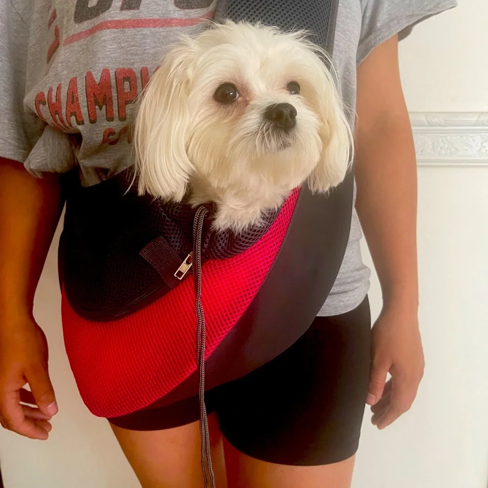 COPY - Reflective Pet Sling Carrier comes in 3 sizes S, M & L as well as 3 col…